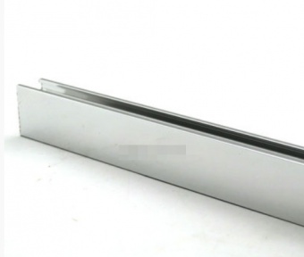P2477 | П-образный профиль для стекла 6 мм, 2200 мм., полированный алюминий (PSS)